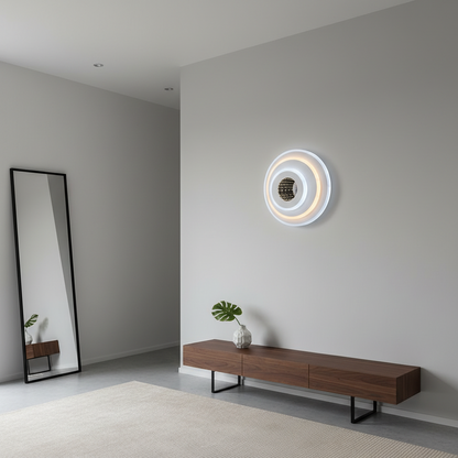 Lampadario LED NEXA ROTUND 3D 39W, Luce Fredda/Calda/Neutra, Lampadari LED Bianchi Titolo predefinito Alessandro Design