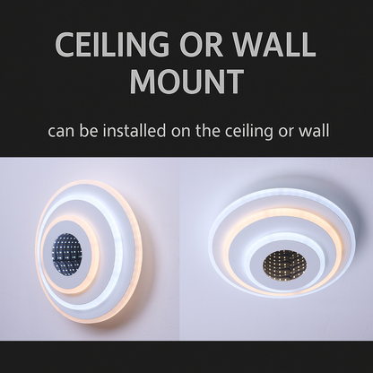 Lampadario LED NEXA ROTUND 3D 39W, Luce Fredda/Calda/Neutra, Lampadari LED Bianchi Titolo predefinito Alessandro Design