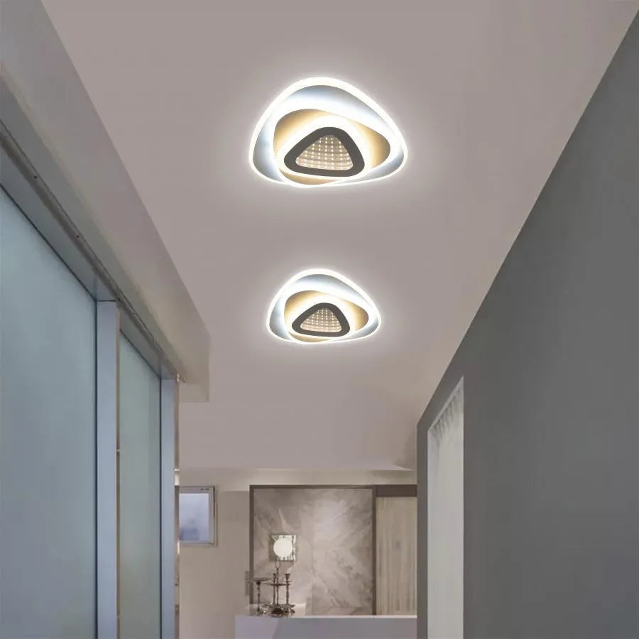 Lampadario LED NEXA Triangle 3D 40W, Bianco, Luce Fredda/Calda/Neutra Lampadari LED Titolo predefinito Alessandro Design