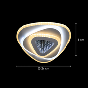 Lampadario LED NEXA Triangle 3D 40W, Bianco, Luce Fredda/Calda/Neutra Lampadari LED Titolo predefinito Alessandro Design