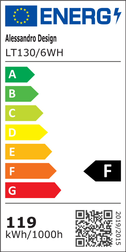 Lampadario LED con telecomando ELLA 119W, 6 Quadrati, Luce Fredda/Calda/Neutra, Dimmerabile, Bianco, Metallo e Acrilico