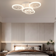 Lampadario a LED con telecomando e cristallo DAISY 53W, 4 Elementi, Luce Fredda/Calda/Neutra, Dimmerabile, Lampadario a LED Bianco con telecomando Titolo predefinito Alessandro Design