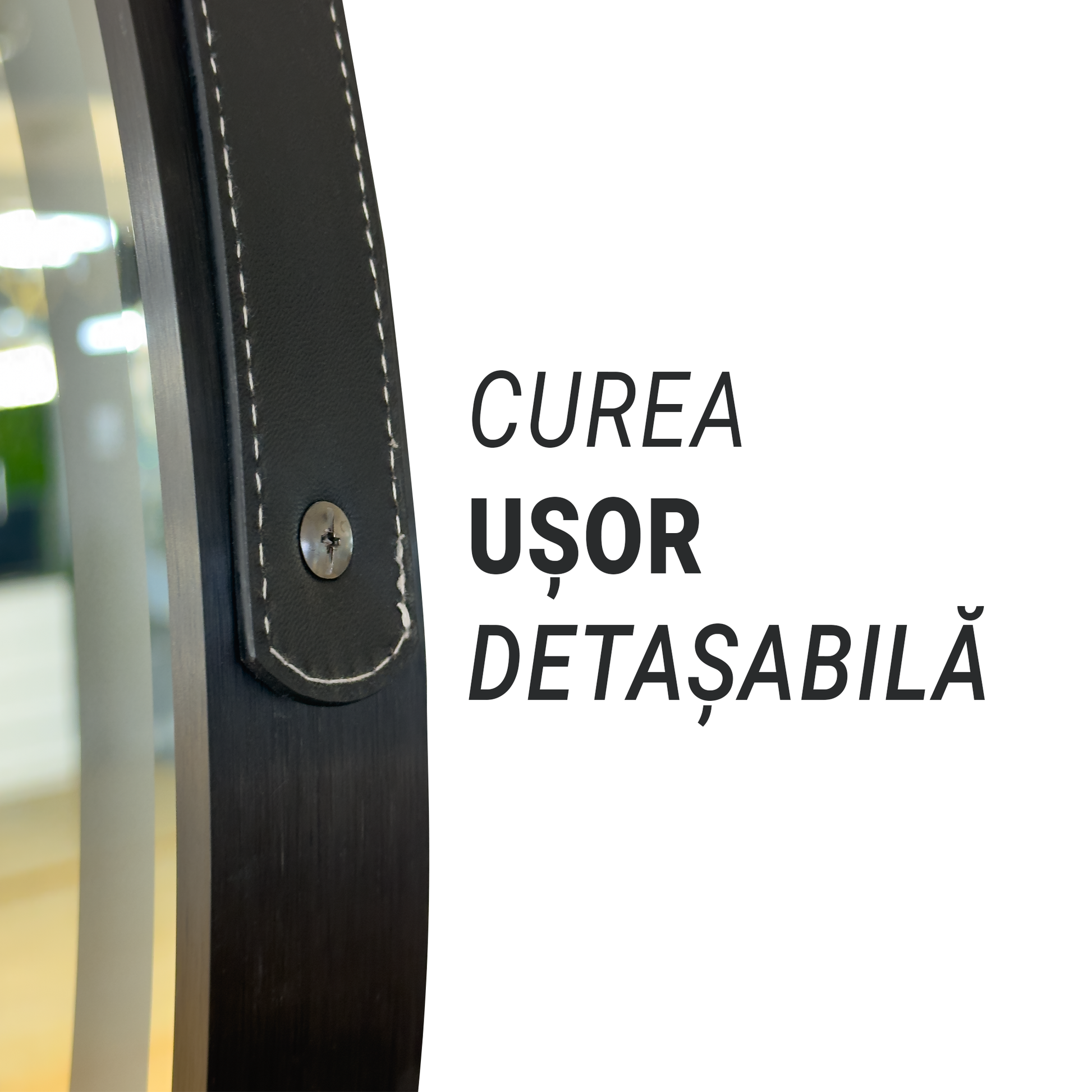 Specchio rotondo a LED, 11 W, 60 cm, sensore Micah Marcello MotionGlow, sistema antiappannamento, orologio e termometro, lente d'ingrandimento cosmetica, specchi Marcello dimmerabili Titolo predefinito Alessandro Design