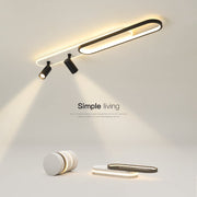 Lampadario LED con Proiettore Orientabile FISSO Camilla 70W, Luce Fredda/Calda/Neutra, Lampadari LED Neri Titolo predefinito Alessandro Design