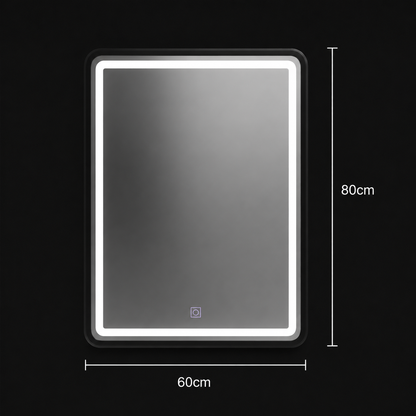 Oglinda LED Rectangulara, 60x80cm, Ombra  Basic Touch