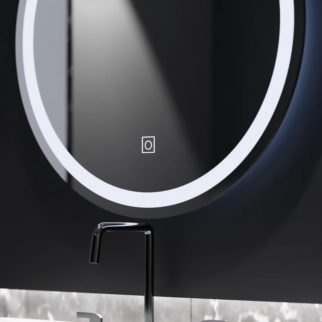 Specchio rotondo a LED, 50 cm, Basic Touch Specchi Korman C Titolo predefinito Alessandro Design