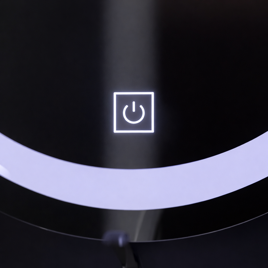 Oglinda LED Touch Gallio , Diametru 60cm, Lumina Rece 6000K, Sticla Oglinda LED Simpla Default Title Alessandro Design