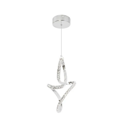 Lampada a sospensione Osiris LED, 24W, Cristallo, Cromo -19A Titolo predefinito Alessandro Design