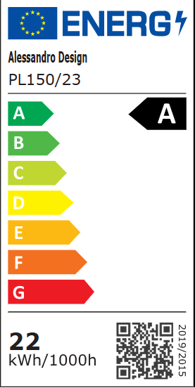 Plafoniera LED Hexagon 23 cm, 22W, 3000K / 4000K / 6000K, Plafoniere LED bianche, in metallo e acrilico Titolo predefinito Alessandro Design