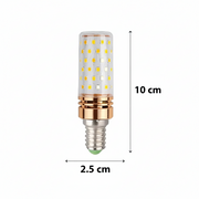 Lampadina LED, 16W, attacco E14, Luce Fredda 6000K, Oro