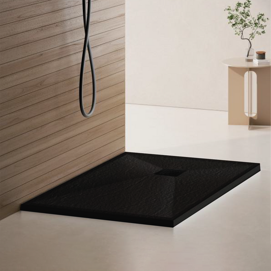 Piatto doccia rettangolare 70x90 cm, slim 3 cm, nero Home & Garden Titolo predefinito Alessandro Design