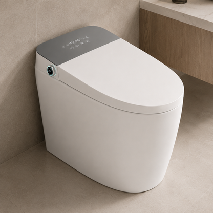 Toaleta YUKON, Versiunea Standard, Cu Design Modern, Alb