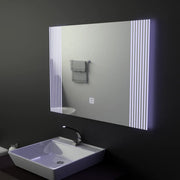 Specchio LED rettangolare, 80x60cm, Infinity Frame Basic Touch 1005S-20A Titolo predefinito Alessandro Design