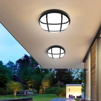 Lampada da Parete per Esterno LED AX311/162BK, Diametro 16cm, 12W, IP65, Luce Calda