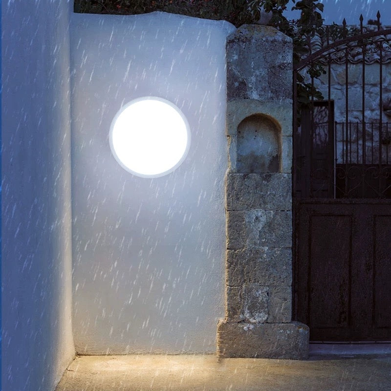 Aplica LED de Exterior AX310/162WH, Lumina Calda 3000K, Diametru 16.2cm, IP65, Alb Aplice de Exterior Default Title Alessandro Design