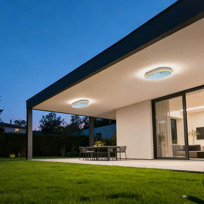 Applique da esterno LED AX325/270WH, 12W, IP65, Bianco, Metallo