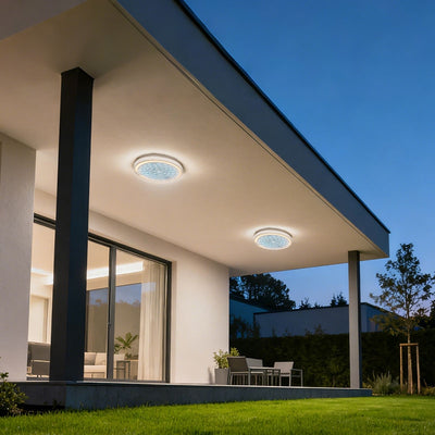 Applique da esterno LED AX315/218WH, 12W, IP65, Bianco, Metallo