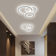 Lampadario LED 53W, 3 Cerchi, Luce Fredda/Calda/Neutra, Lampadari LED Bianchi Titolo predefinito Alessandro Design