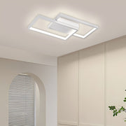 Lustra LED cu telecomanda LANDYN 37W, 2 Patrate, lumina Rece/Calda/Neutra, Dimabila, Alb Lustre LED cu Telecomanda Default Title Alessandro Design