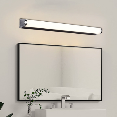 Applique LED da bagno, GARDA, 10W, lineare, luce Calda/Neutra/Fredda, Cromo