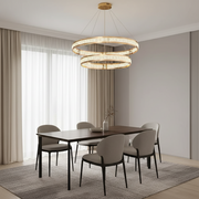 Candelabru Cristal, LINDERHOF Magno, 61W, Diametru 60cm, Lumina Rece/Calda/Neutra, Auriu, Inaltime Reglabila Lustre LED cu Telecomanda Default Title Alessandro Design