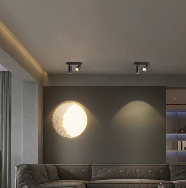 Joom Lampadario con Proiettore Lineare 2XGU10 Lampadario LED Nero Titolo predefinito Alessandro Design