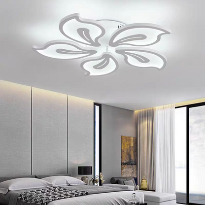 Lampadario a LED con telecomando JASMINE 66W, 5 Petali, Luce Fredda/Calda/Neutra, Dimmerabile, Lampadario a LED con telecomando Bianco Titolo predefinito Alessandro Design