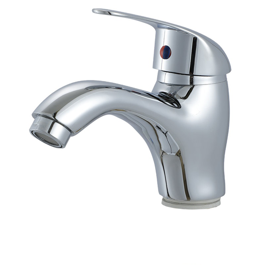Rubinetto per lavabo con bocca fissa, lega, cromo, LV002 Rubinetti per bagno Titolo predefinito Alessandro Design