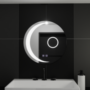 Specchio rotondo a LED, 80 cm, Orbis Touch, sistema Demister, dimmerabile, E31S/80X80 Specchi Korman E Titolo predefinito Alessandro Design
