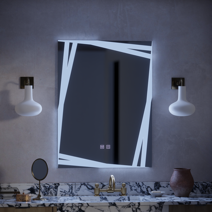 Specchio LED Touch Infinitum Demist System 60X80cm Specchi Korman E Titolo predefinito Alessandro Design