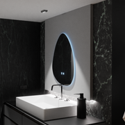 Specchio organico a LED 80x60cm, Fluido Touch, Sistema Demister, Specchi Dimmerabili Korman E Titolo predefinito Alessandro Design