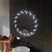 Specchio Touch Ivory LED, Sistema Demister, Diametro 60cm, Luce Fredda 6000K Korman Mirrors E Titolo predefinito Alessandro Design