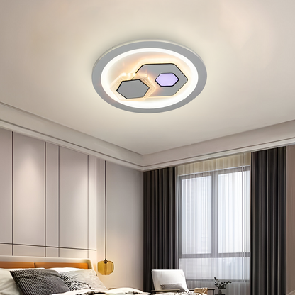 Lustra LED KATHLEEN RGB 16W, lumina Calda/Neutra, Alb Lustre LED Aplicate Default Title Alessandro Design