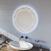 Oglinda LED Touch ASTRIX, 70cm, 6000K, Dimabila, Sistem Dezaburire Oglinzi Korman E Default Title Alessandro Design