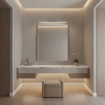 Aplica LED BALATON, 10W, liniara, lumina Calda/ Neutra/ Rece, Crom Lucios Aplice de Interior Default Title Alessandro Design