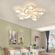 Lustra LED cu telecomanda IPOMOEA 85W, 5 Stele, lumina Rece/Calda/Neutra, Dimabila, Alb Lustre LED cu Telecomanda Default Title Alessandro Design