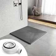 Piatto doccia quadrato 90x90 cm, slim 3 cm, grigio scuro Home & Garden Titolo predefinito Alessandro Design