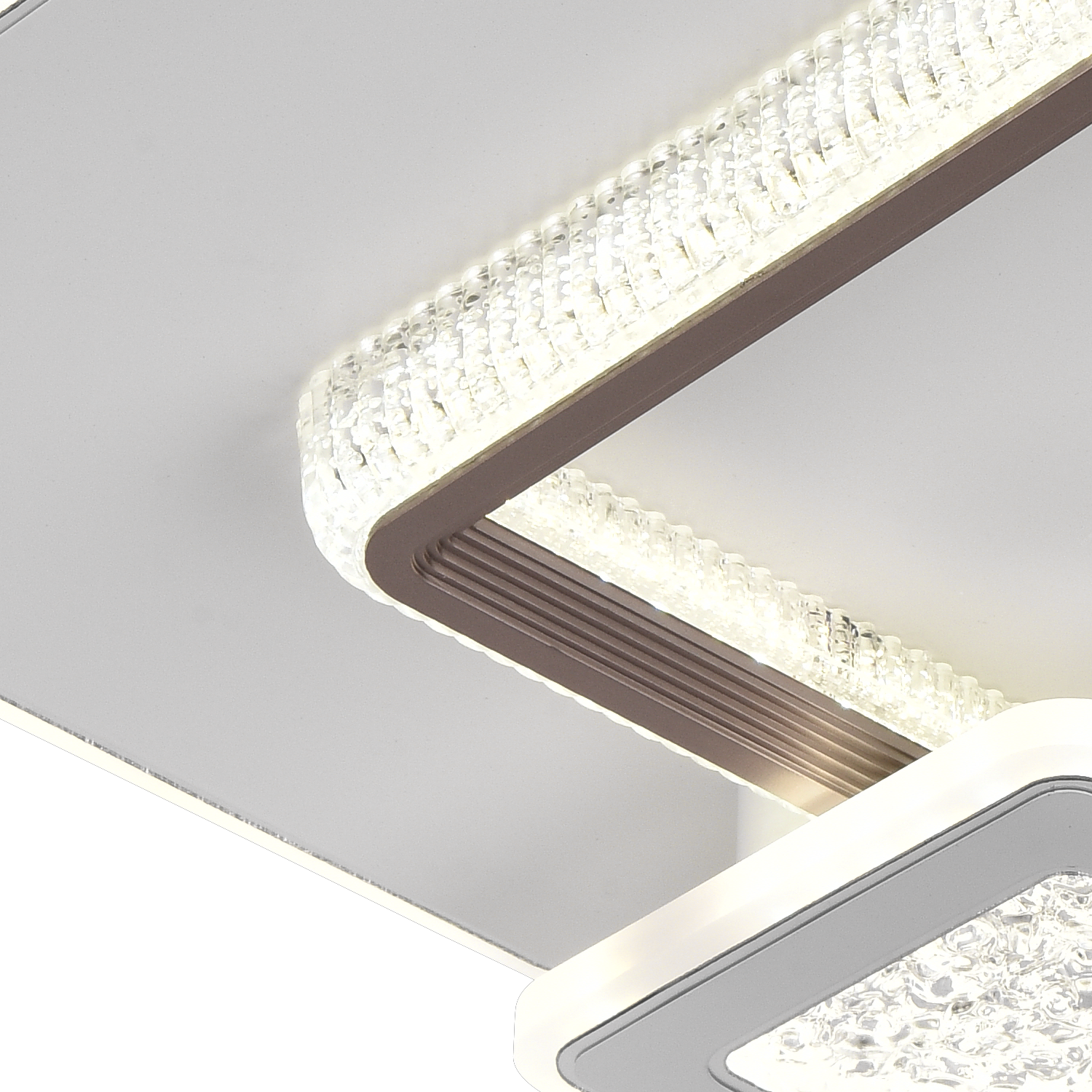 Lampadario LED NYXORA 51W, 3 Quadrati, Luce Fredda/Calda/Neutra, Lampadari LED Bianchi Titolo predefinito Alessandro Design