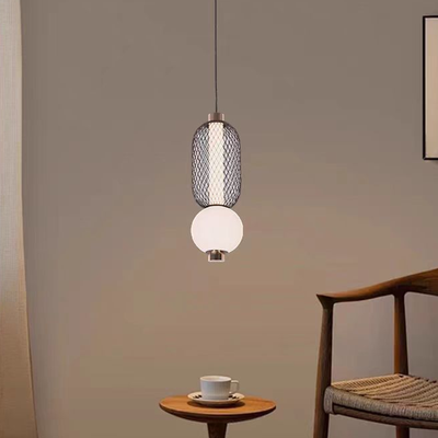 Lampadario LED a Sospensione LM550/2BK, 11W, Luce 3000/4000/6000K, Nero, Altezza Regolabile