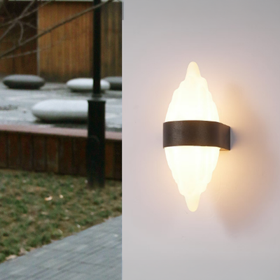 Applique da esterno LED ICEBERG 10W Metallo IP65 Nero