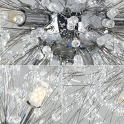 Lampadario in cristallo Schönbrunn, 12x G9, diametro 60 cm, cromo lucido, altezza regolabile Lampadari moderni Titolo predefinito Alessandro Design