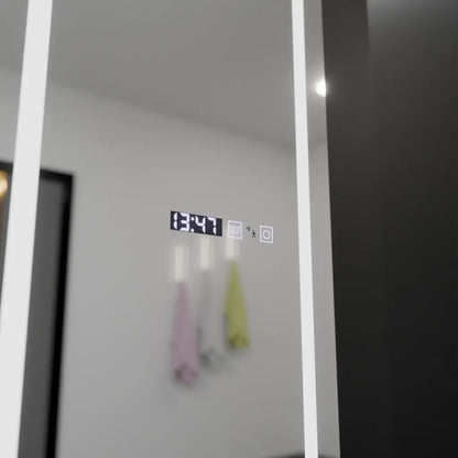 Oglinda LED Rectangulara, 45x140cm, Giulia Senzor Radar Marcello, Sistem Dezaburire, Ceas & Termometru, Dimabila, Dressing Couture Oglinzi Dressing Default Title Alessandro Design