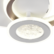 Lampadario LED NYXORA 44W, 3 Cerchi, Luce Fredda/Calda/Neutra, Lampadari LED Bianchi Titolo predefinito Alessandro Design