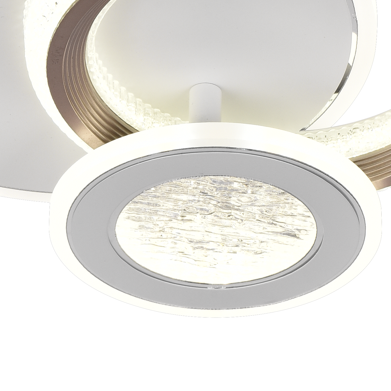 Lampadario LED NYXORA 44W, 3 Cerchi, Luce Fredda/Calda/Neutra, Lampadari LED Bianchi Titolo predefinito Alessandro Design