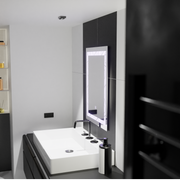 Specchio rettangolare a LED, 60x80 cm, Deco Frame Basic Touch Specchi Korman C Titolo predefinito Alessandro Design