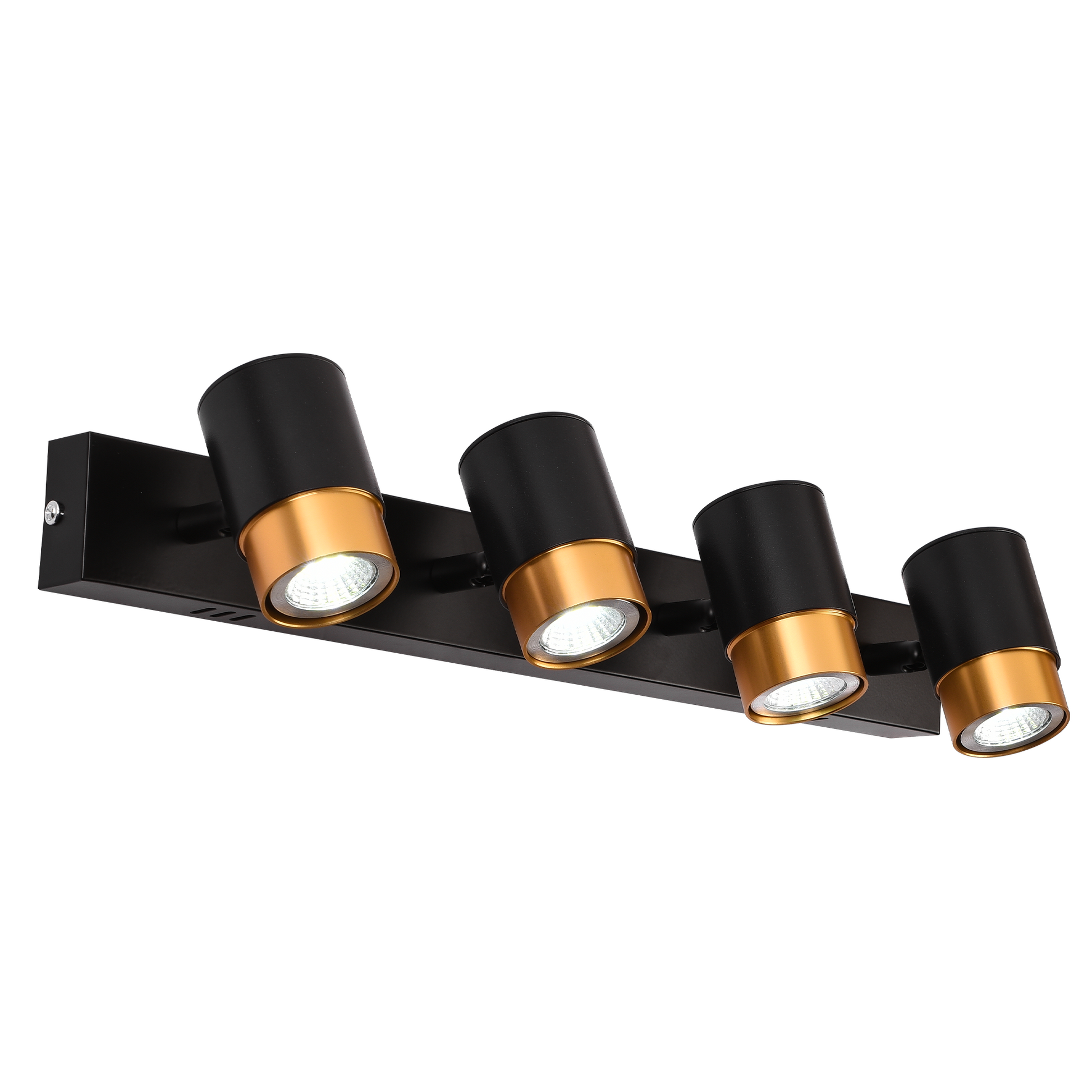 Proiector LED cu 4xGU10 Proiectoare, Auriu, Metal și Acril Lustre cu bec moderne Default Title Alessandro Design