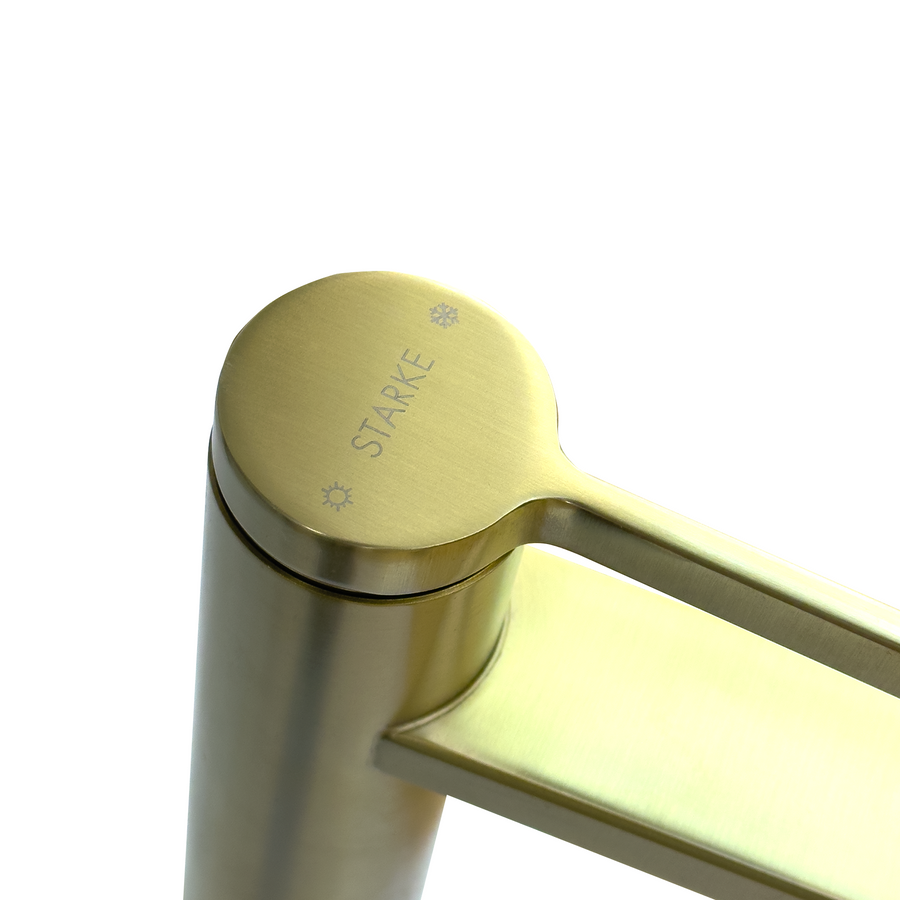 Rubinetto per lavabo, Ottone sanitario, Oro, 7207H/D Rubinetti per bagno Titolo predefinito Alessandro Design