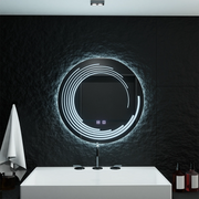LED specchio round 70 cm Lira Verità Touch Sistema di deftrizione Dimentica