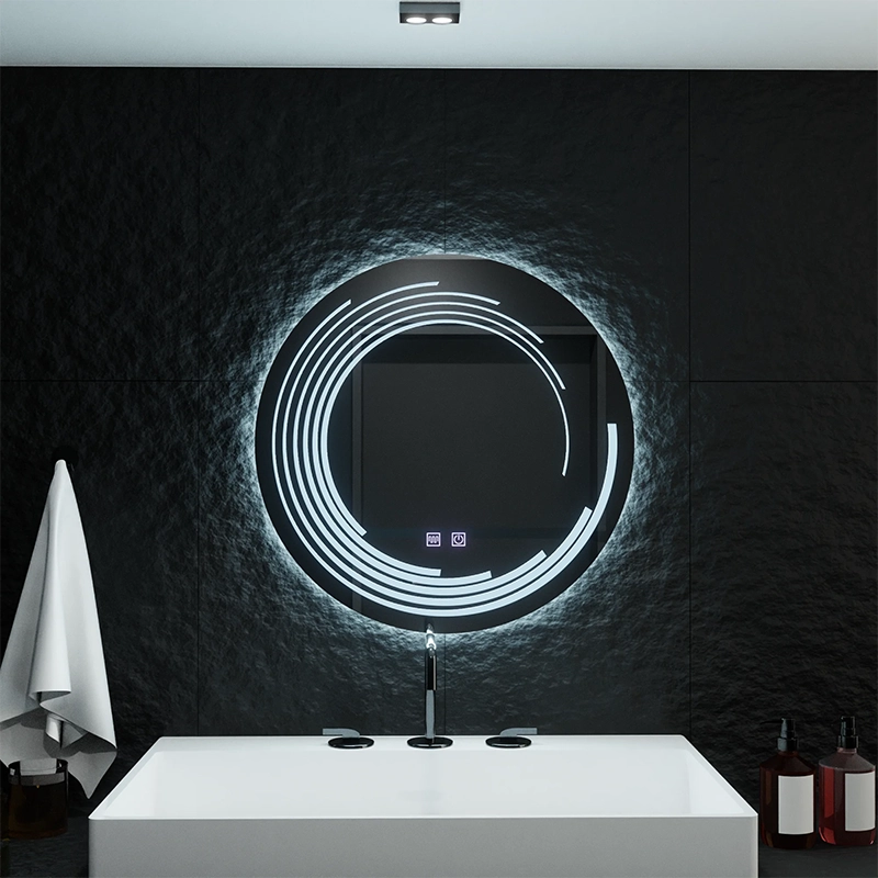 LED specchio round 70 cm Lira Verità Touch Sistema di deftrizione Dimentica