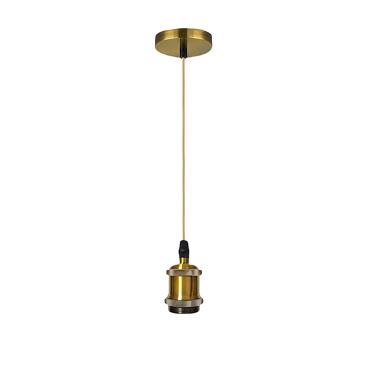 Lustra Antichizata, 1xE27, 100cm,Metal, Bronz Lustre Vintage Default Title Alessandro Design
